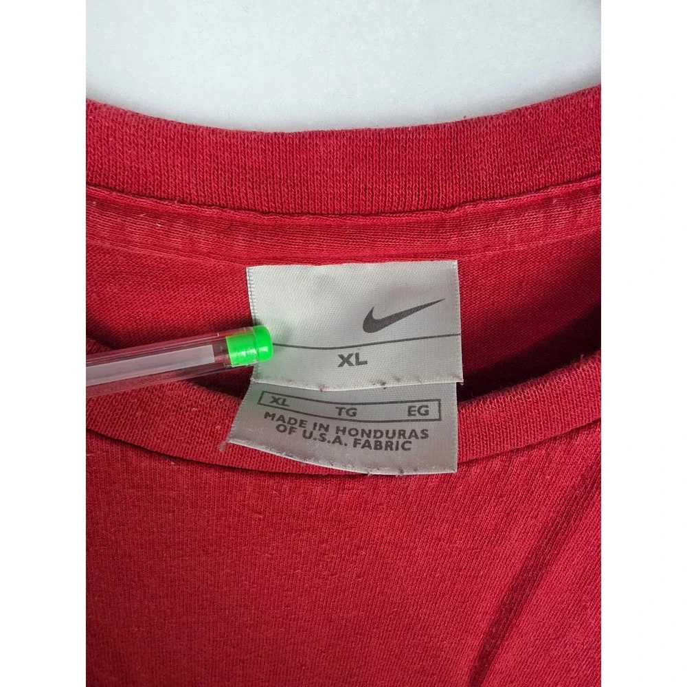 Vintage Y2K Nike Shox Mens XL Red Center Swoosh‎ Logo
